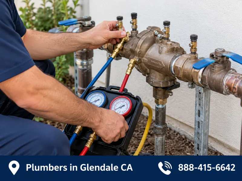 Backflow Testing & Water Quality work by a licensed plumber in Glendale, CA
