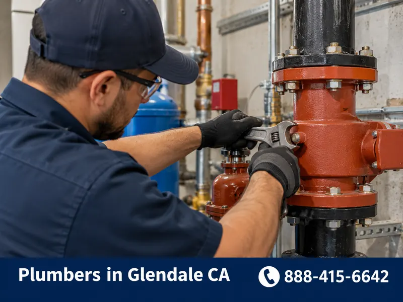Commercial Plumbing work by a licensed plumber in Glendale, CA