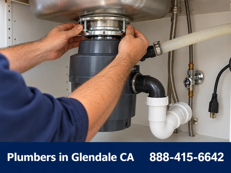 Garbage Disposal Repair work by a licensed plumber in Glendale, CA