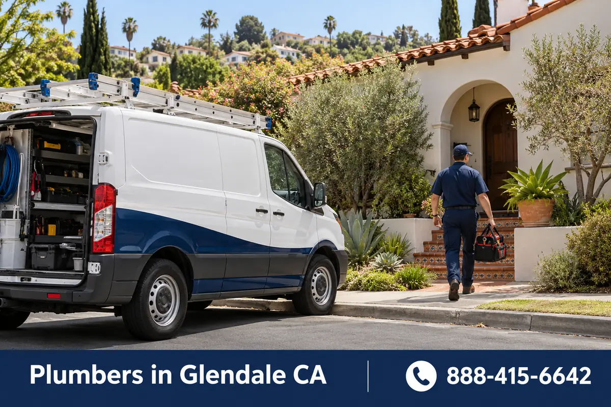 Licensed plumber arriving at a home in Los Feliz, Atwater Village & Silver Lake, CA