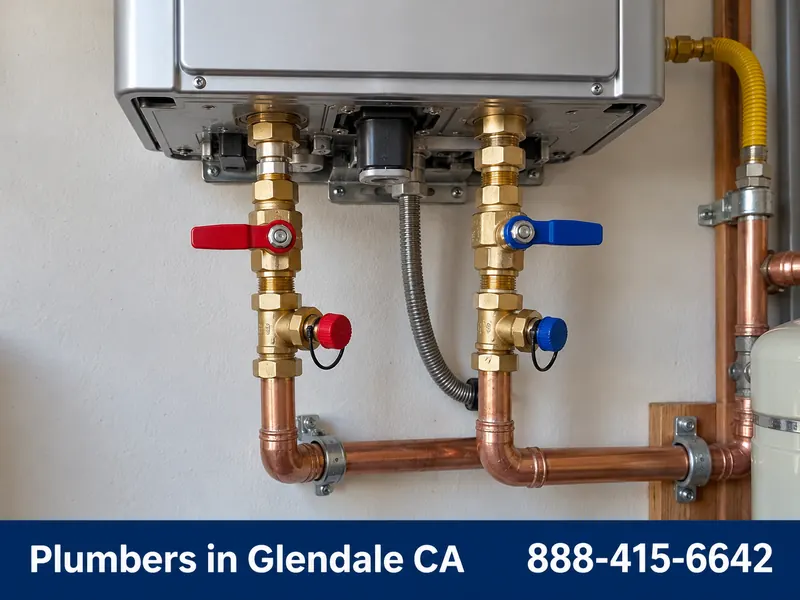 Tankless Water Heaters work by a licensed plumber in Glendale, CA